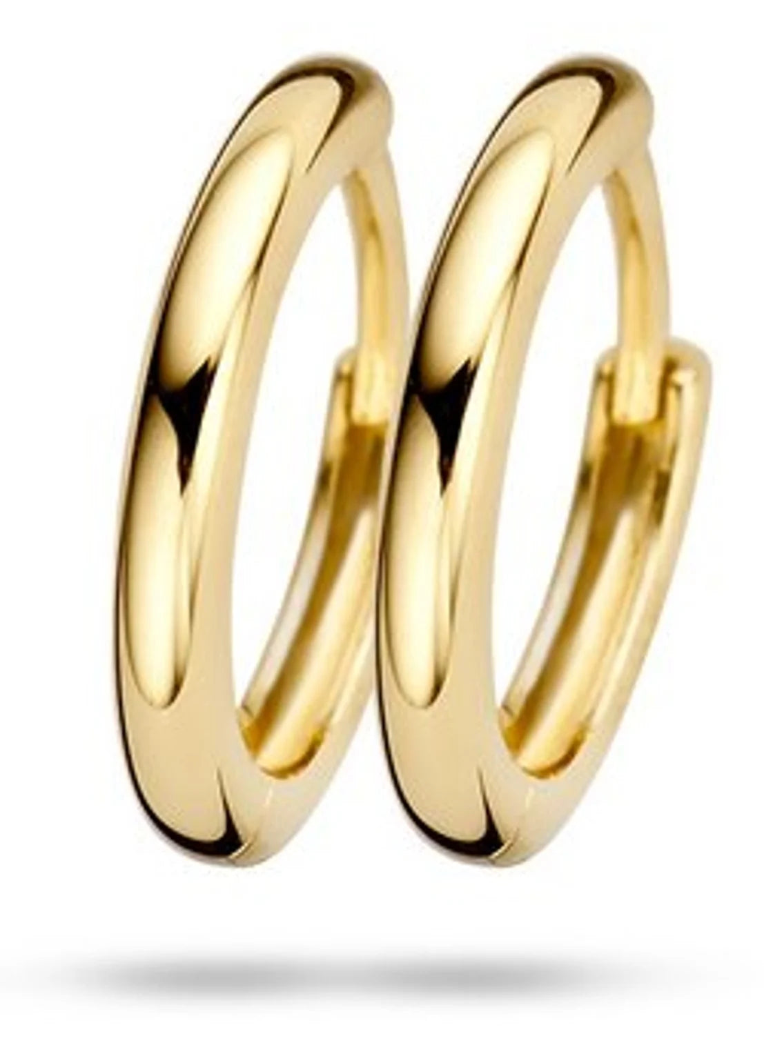 14 Karaats Geelgouden Creolen {} 11 MM - 17,5 MM