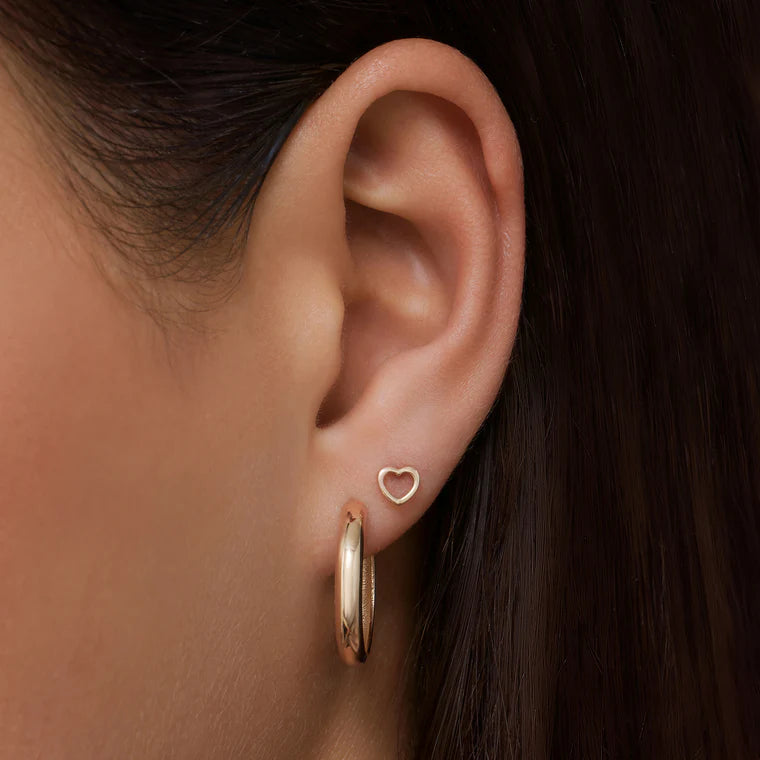 14 Karaats Geelgouden Creolen  {} 11 MM - 17,5 MM