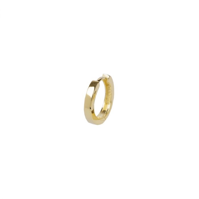Klapoorringen Geel verguld {} 2.5 MM - 4MM