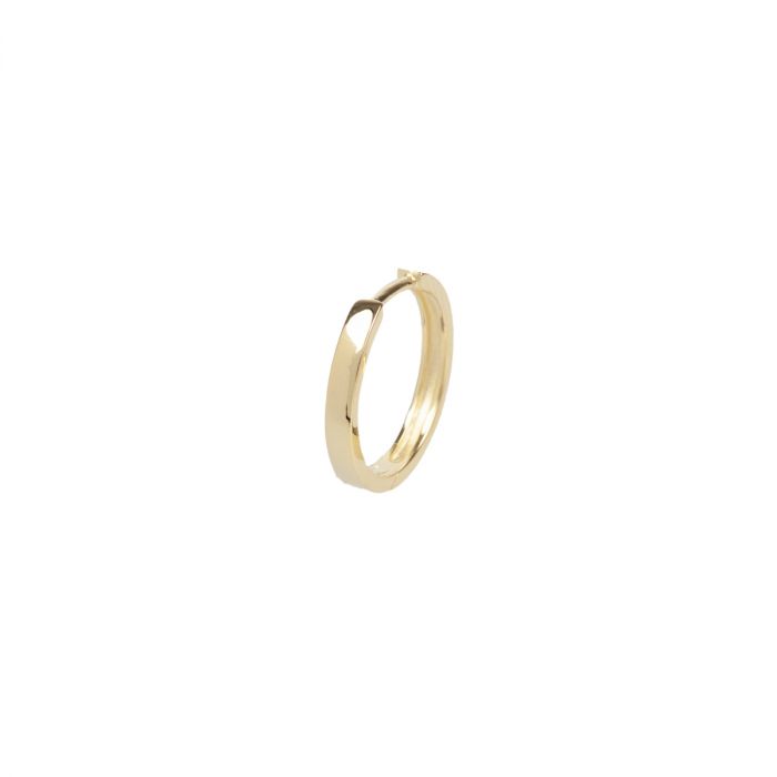 Klapoorringen Geel verguld {} 2.5 MM - 4MM