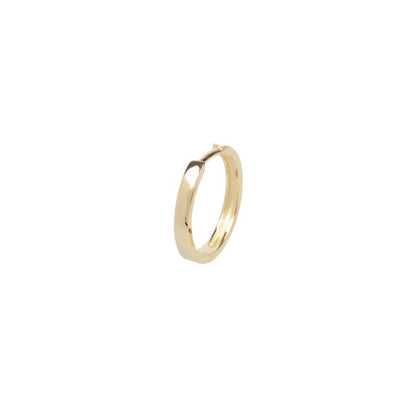 Klapoorringen Geel verguld {} 2.5 MM - 4MM