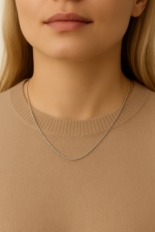 Zilveren 925 Gourmet Ketting