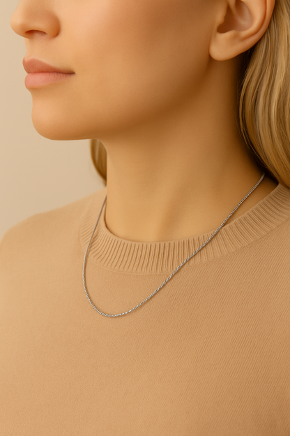 Zilveren 925 Gourmet Ketting