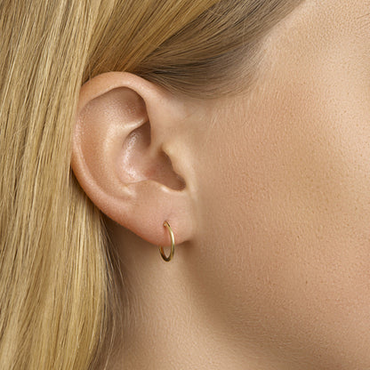 9 Karaats Geelgouden Creolen {} 11 MM - 15 MM