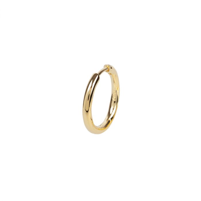 Klapoorringen Geel verguld {} 2.5 MM - 4MM