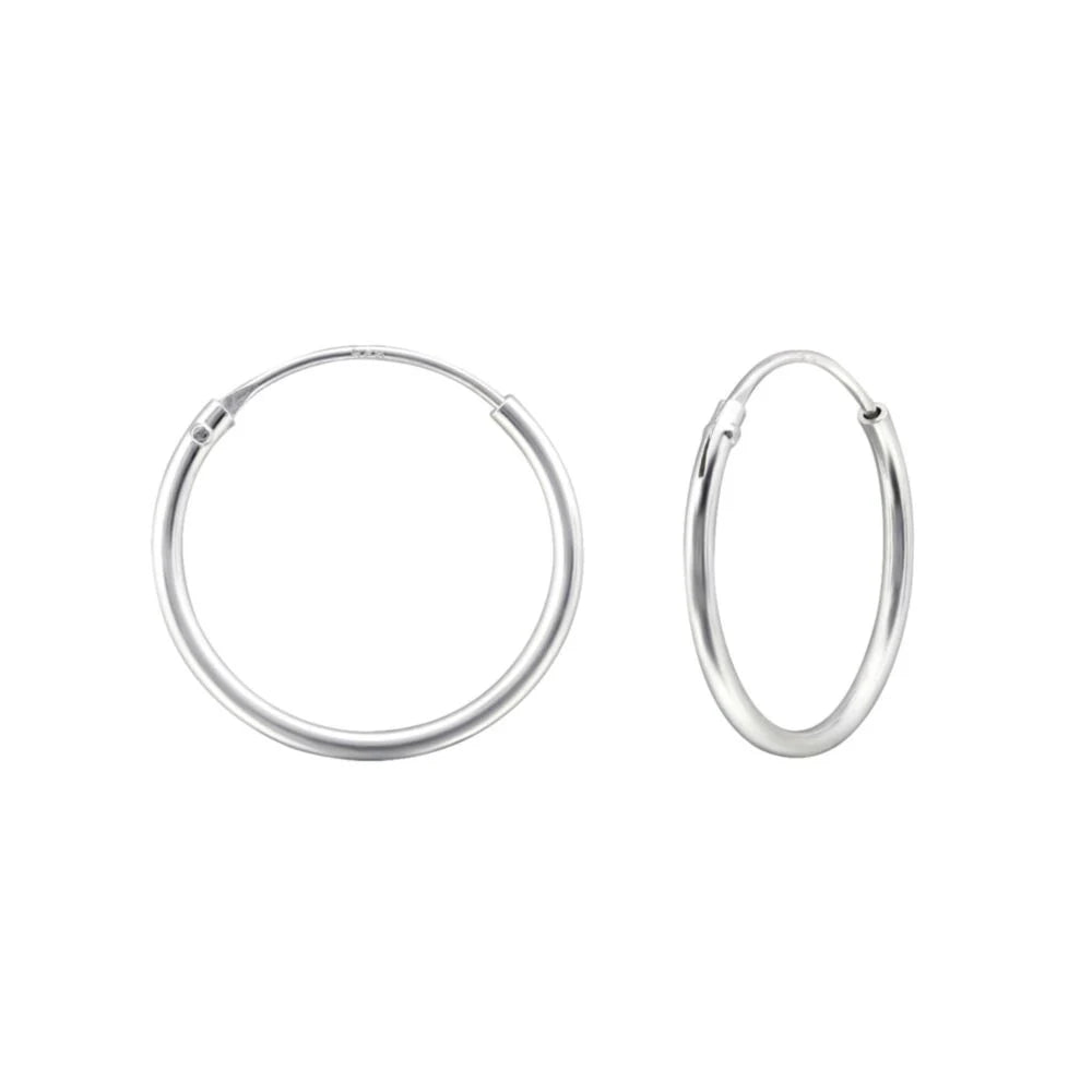 Zilveren Creolen {} 11MM - 17 MM