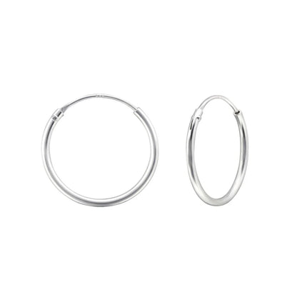 Zilveren Creolen {} 11MM - 17 MM